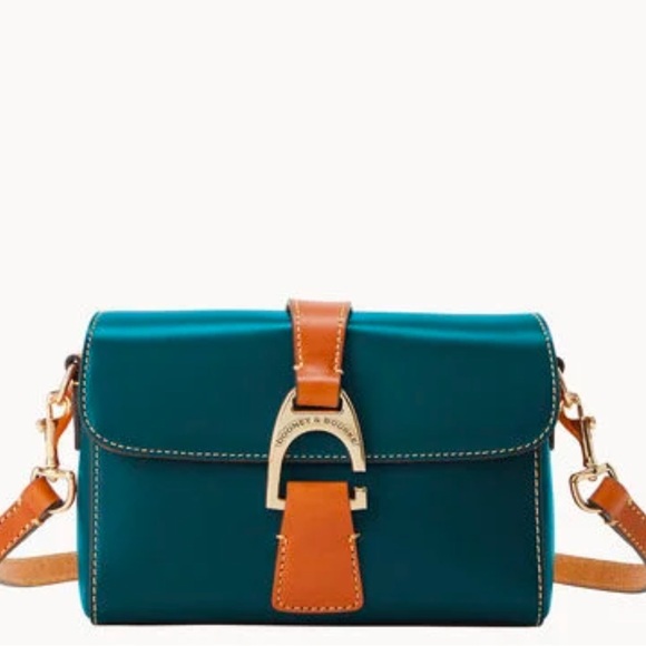 Dooney & Bourke Wexford Leather Kyra Bag Deep Teal - Picture 11 of 14